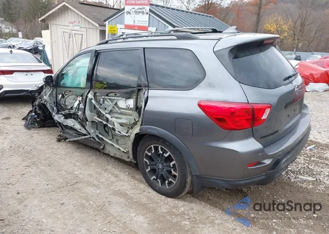 2019 Nissan Pathfinder Sl z USA, uszkodzony, nr VIN 5N1DR2MM3KC637946